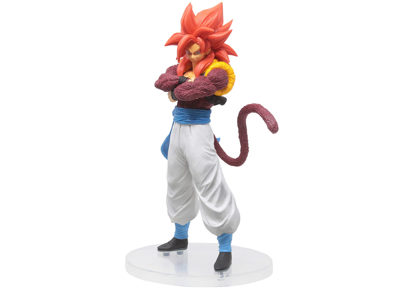Bandai Ichiban Kuji Dragon Ball Dokkan Battle Super Saiyan 4 Gogeta Action Figure Red