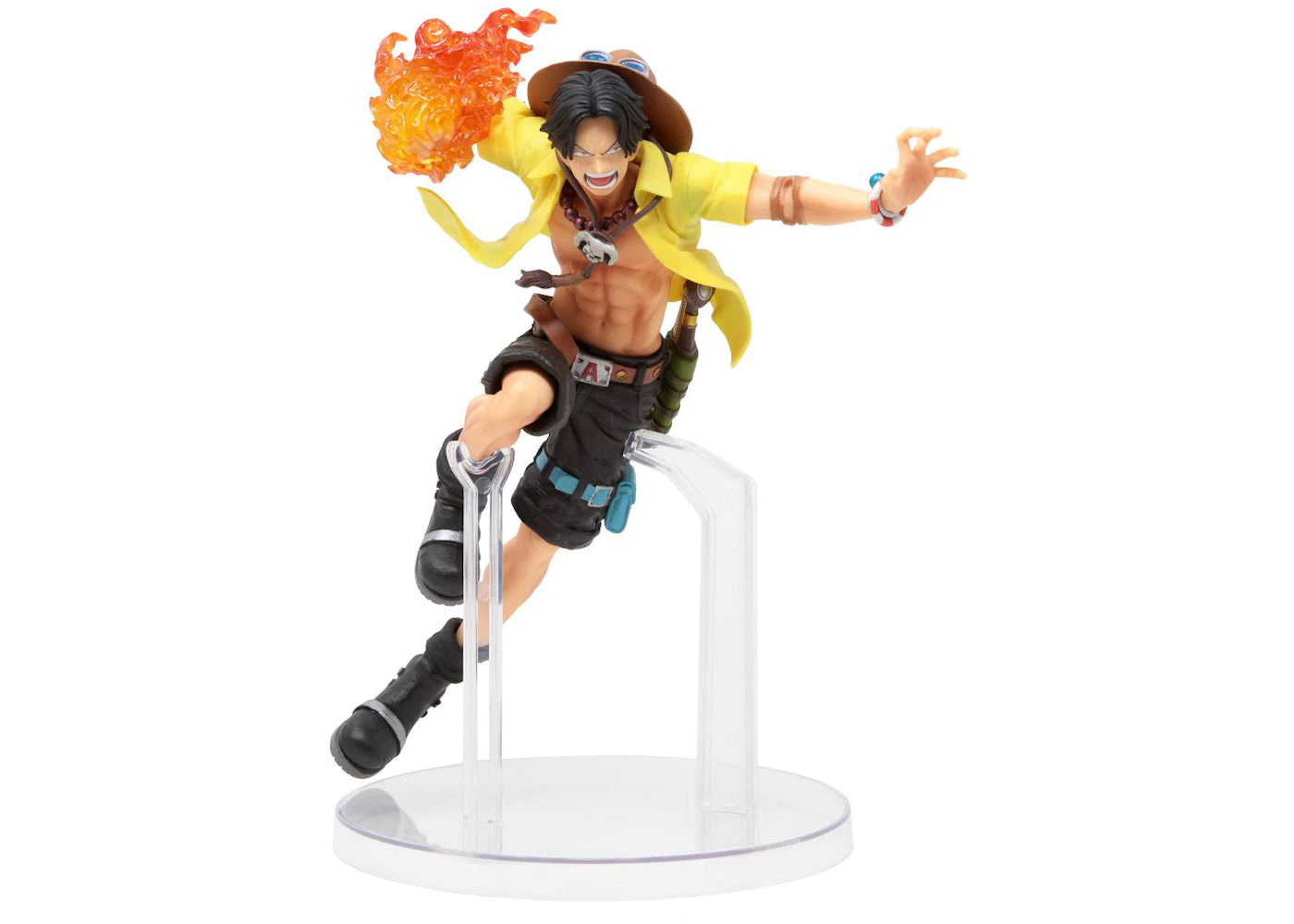 Bandai Ichibansho One Piece Dynamism Of Ha Portgas D. Ace Action Figure Yellow