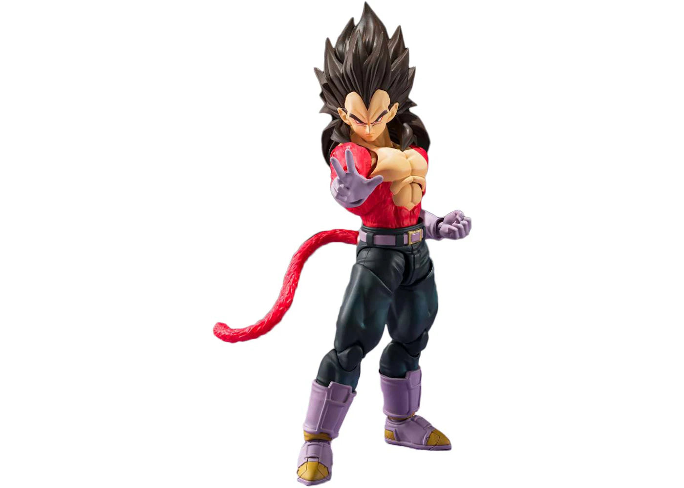 Bandai Japan Dragon Ball GT S.H. Figuarts Super Saiyan 4 Vegeta Battle Clothes Action Figure