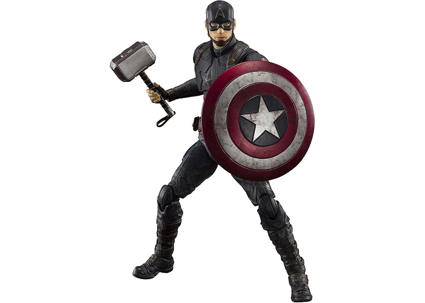 Bandai Japan Marvel S.H. Figuarts Captain America Final Battle Edition Action Figure