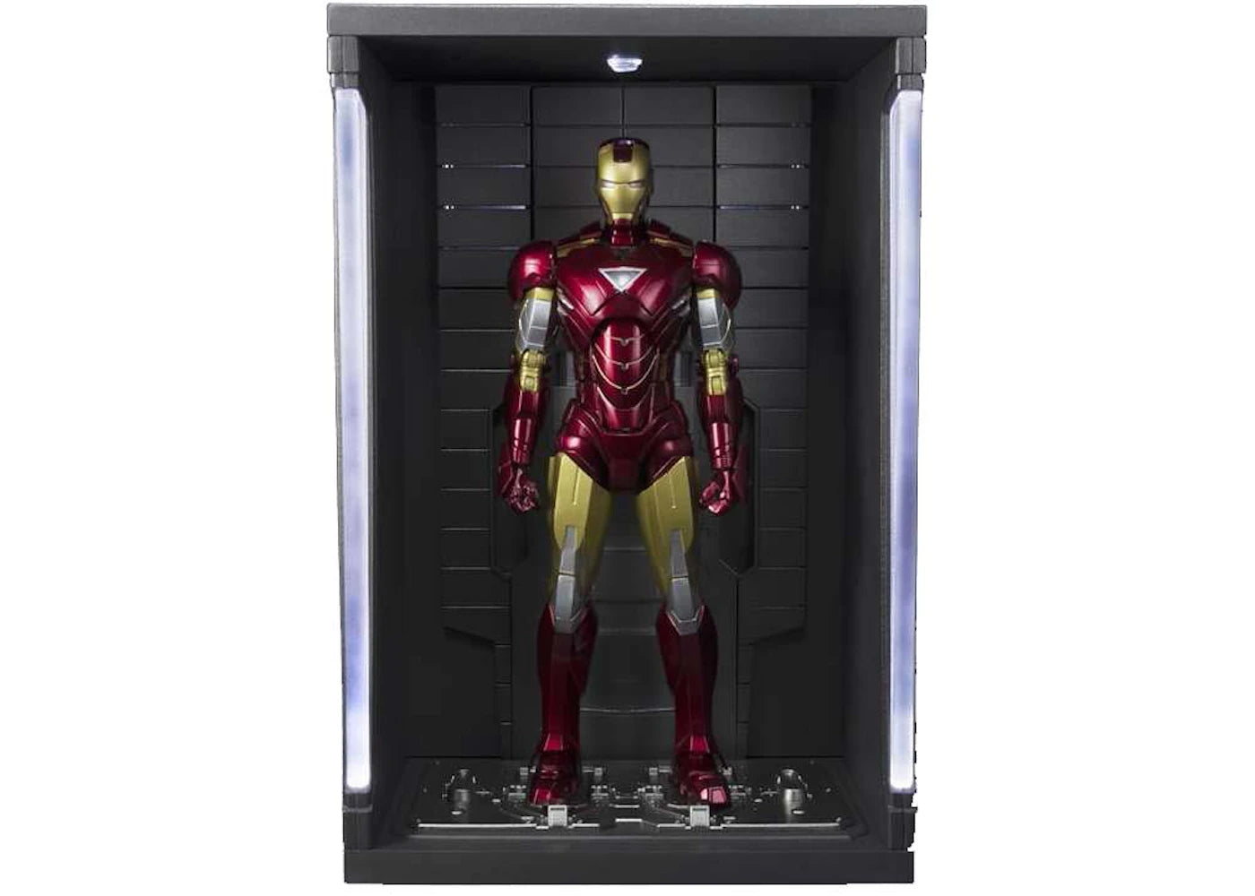 Bandai Japan Marvel S.H. Figuarts Iron Man Mark VI & Hall Of Armor Set Action Figure
