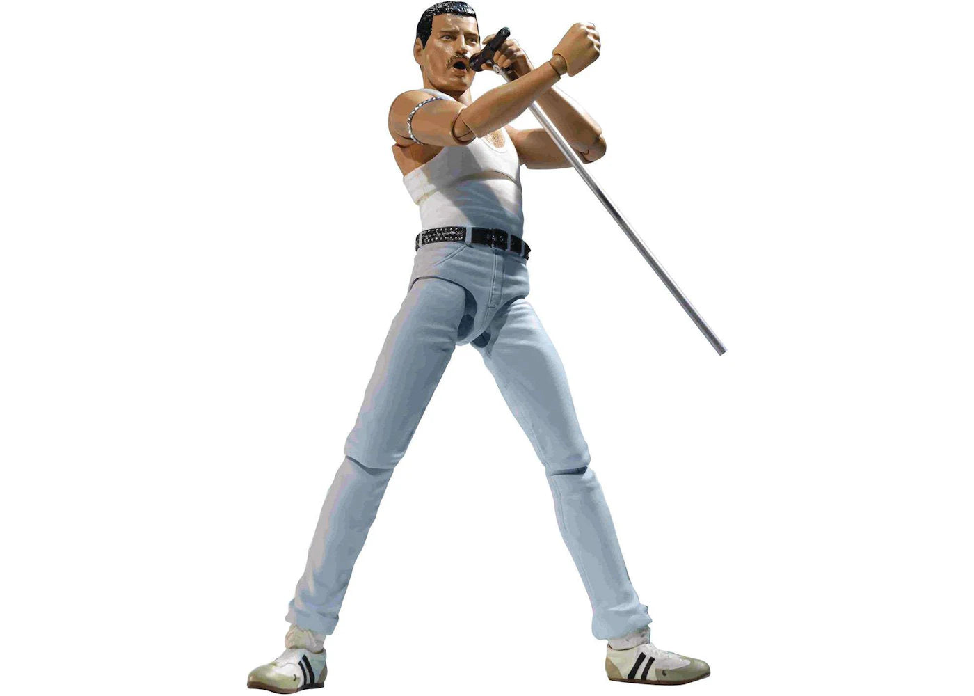 Bandai Japan Music S.H. Figuarts Freddie Mercury Live Aid Variant Action Figure