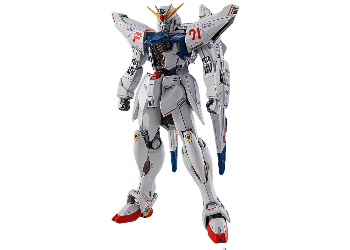 Bandai Metal Build Mobile Suit Gundam F91 Gundam Formula 91 Chronicle White Version Action Figure White