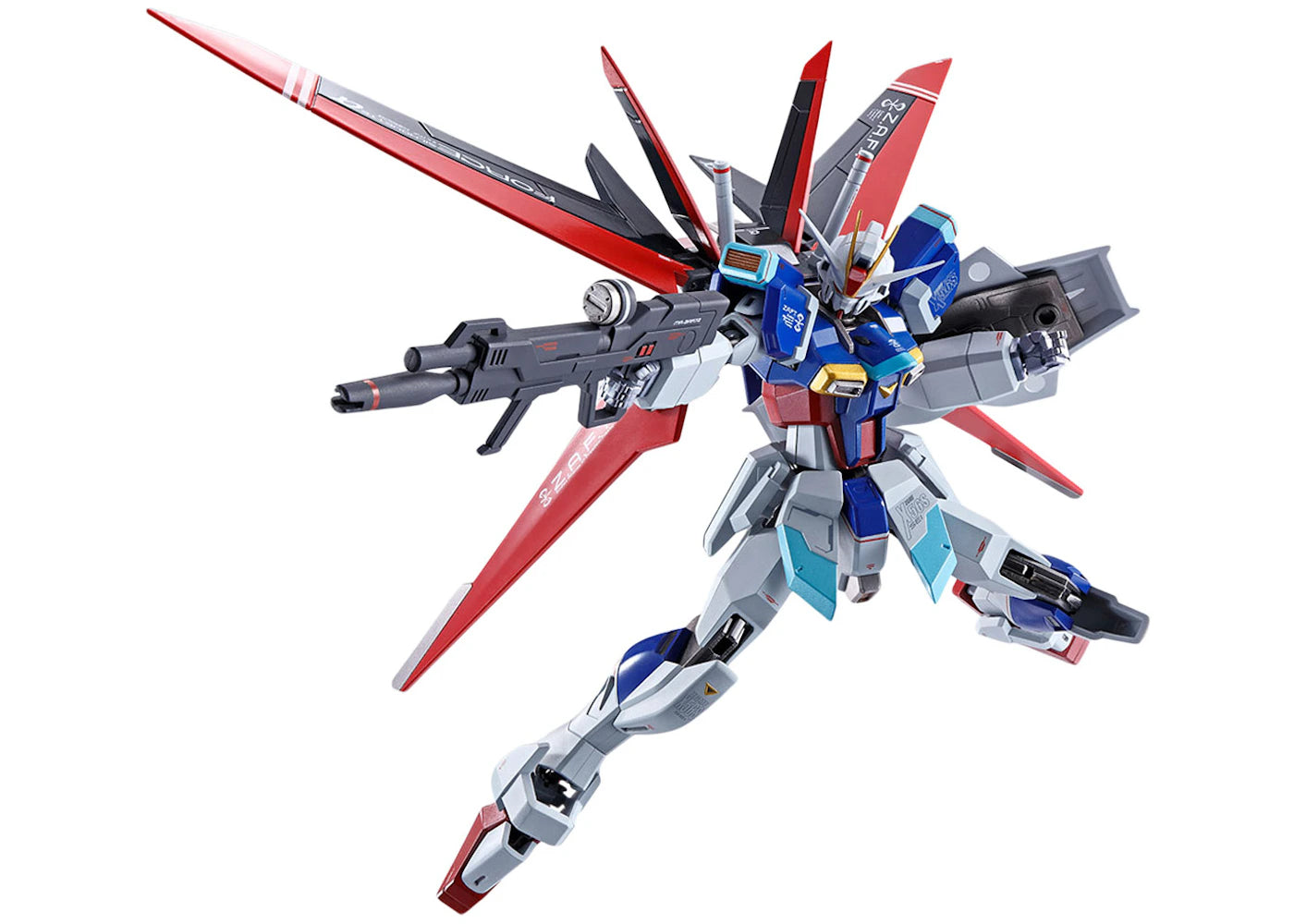 Bandai Metal Robot Spirits Mobile Suit Gundam Seed Destiny Side MS Force Impulse Gundam Action Figure White