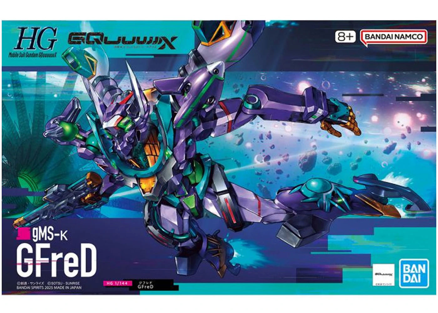 Bandai Namco 1/144 HG GMS-k GFreD Model Kit Figure (2025)