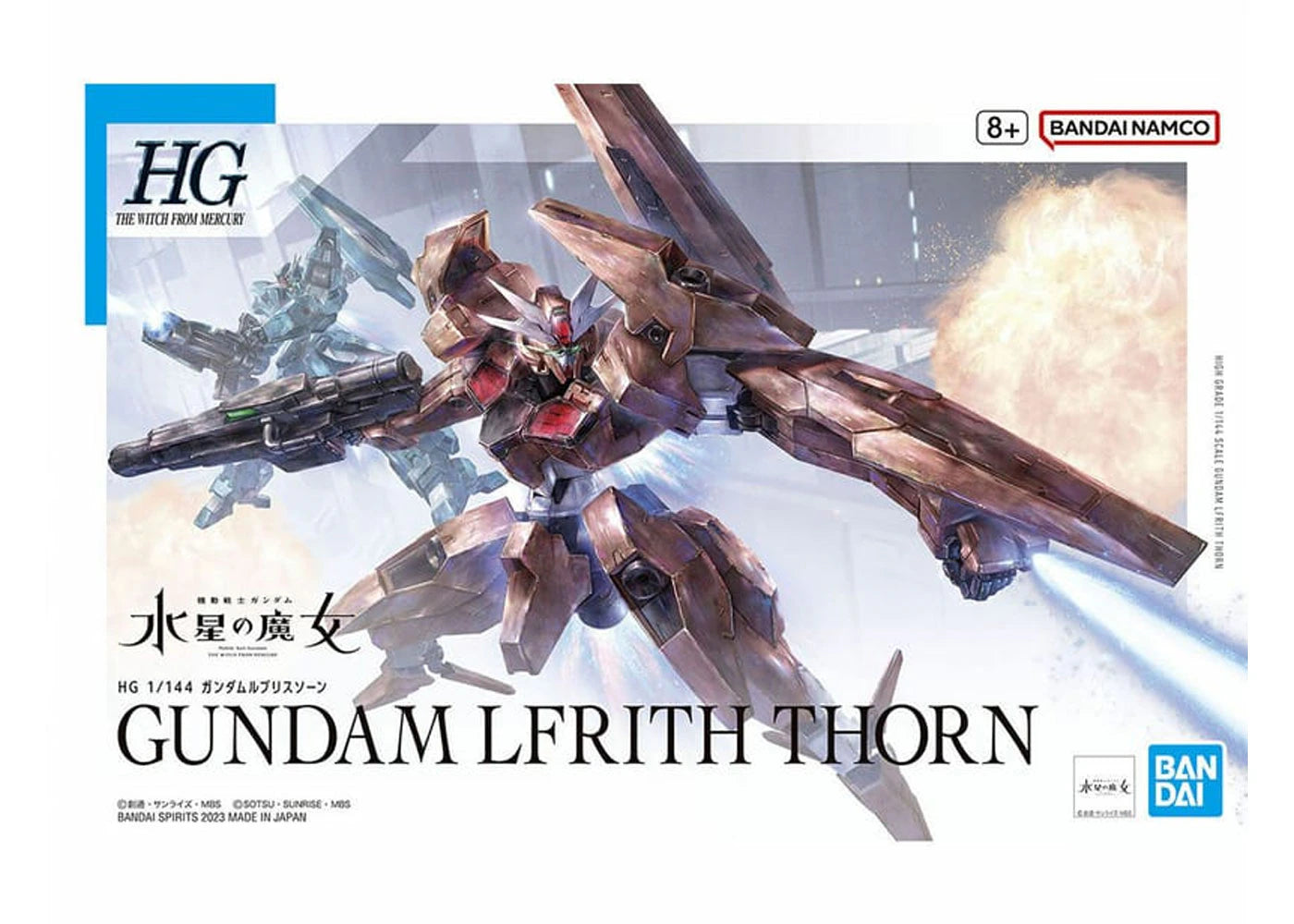 Bandai Namco 1/144 HG Gundam Lfrith Thorn Model Kit Figure (2023)