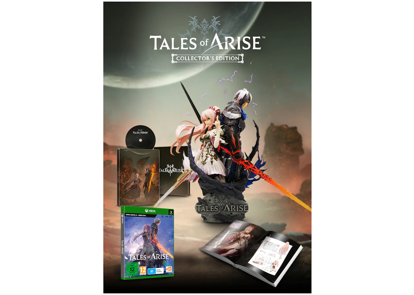 Bandai Namco Xbox One Tales of Arise Collector's Edition (US Version) Video Game Bundle