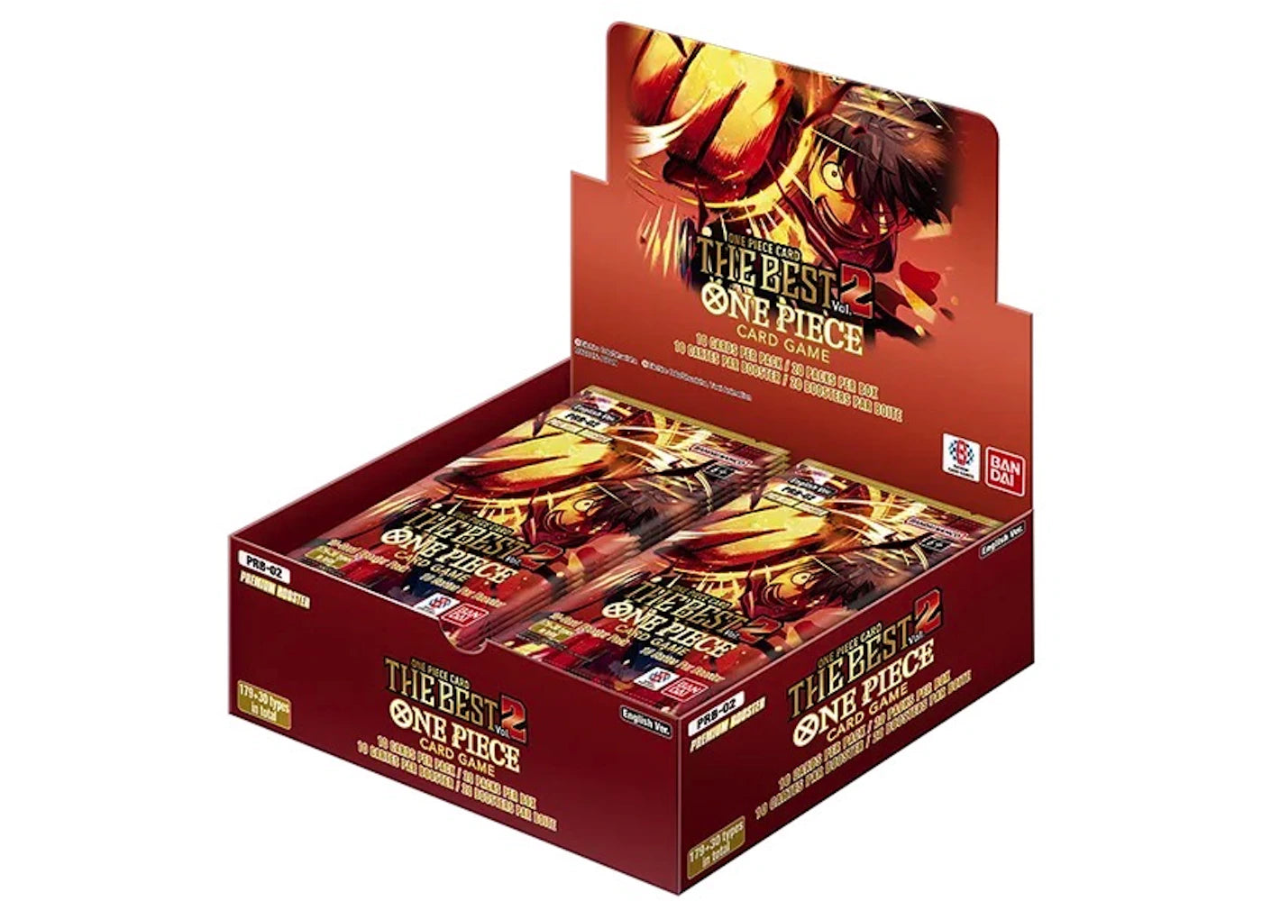 Bandai One Piece The Best Vol. 2 (PRB-02) Booster Box