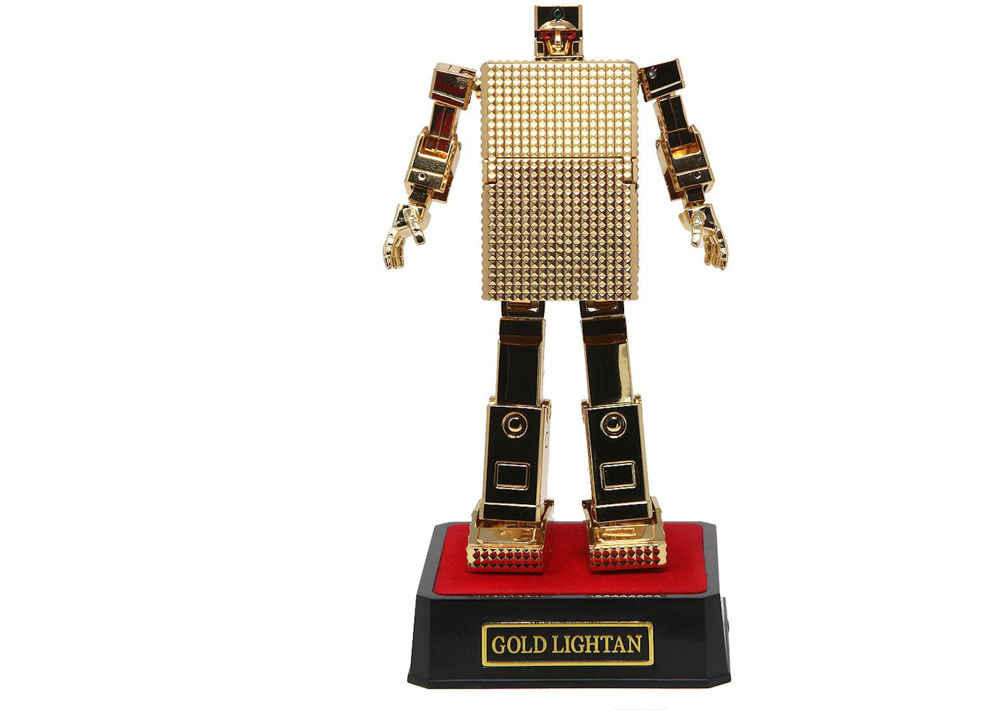 Bandai Soul Of Chogokin Gold Lightan GX-32R Gold Lightan 24-Karat Gold Plating Version Action Figure Gold