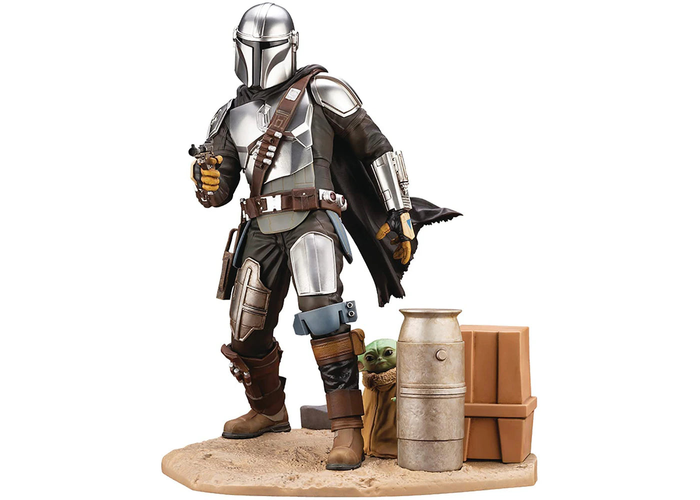 Bandai The Mandalorian ArtFX Mandalorian & The Child Statue Action Figure
