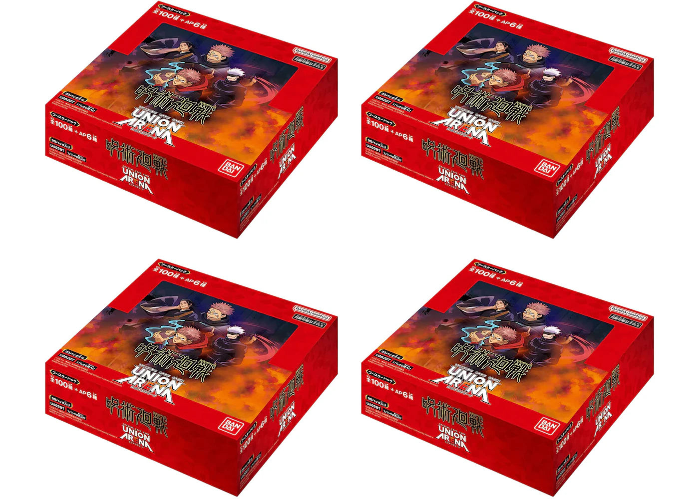 Bandai Union Arena Jujutsu Kaisen Booster Box (Japanese) 4x Lot