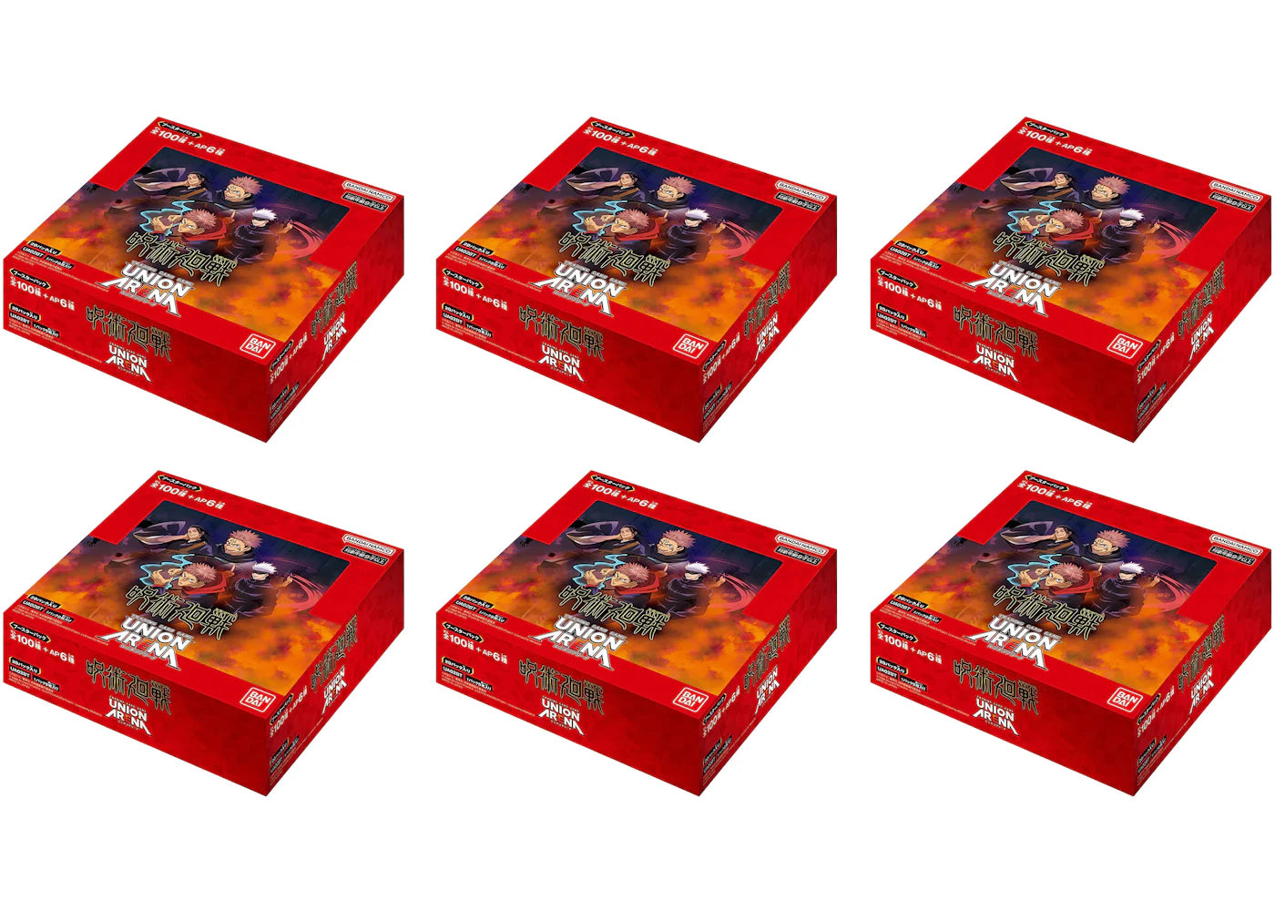 Bandai Union Arena Jujutsu Kaisen Booster Box (Japanese) 6x Lot