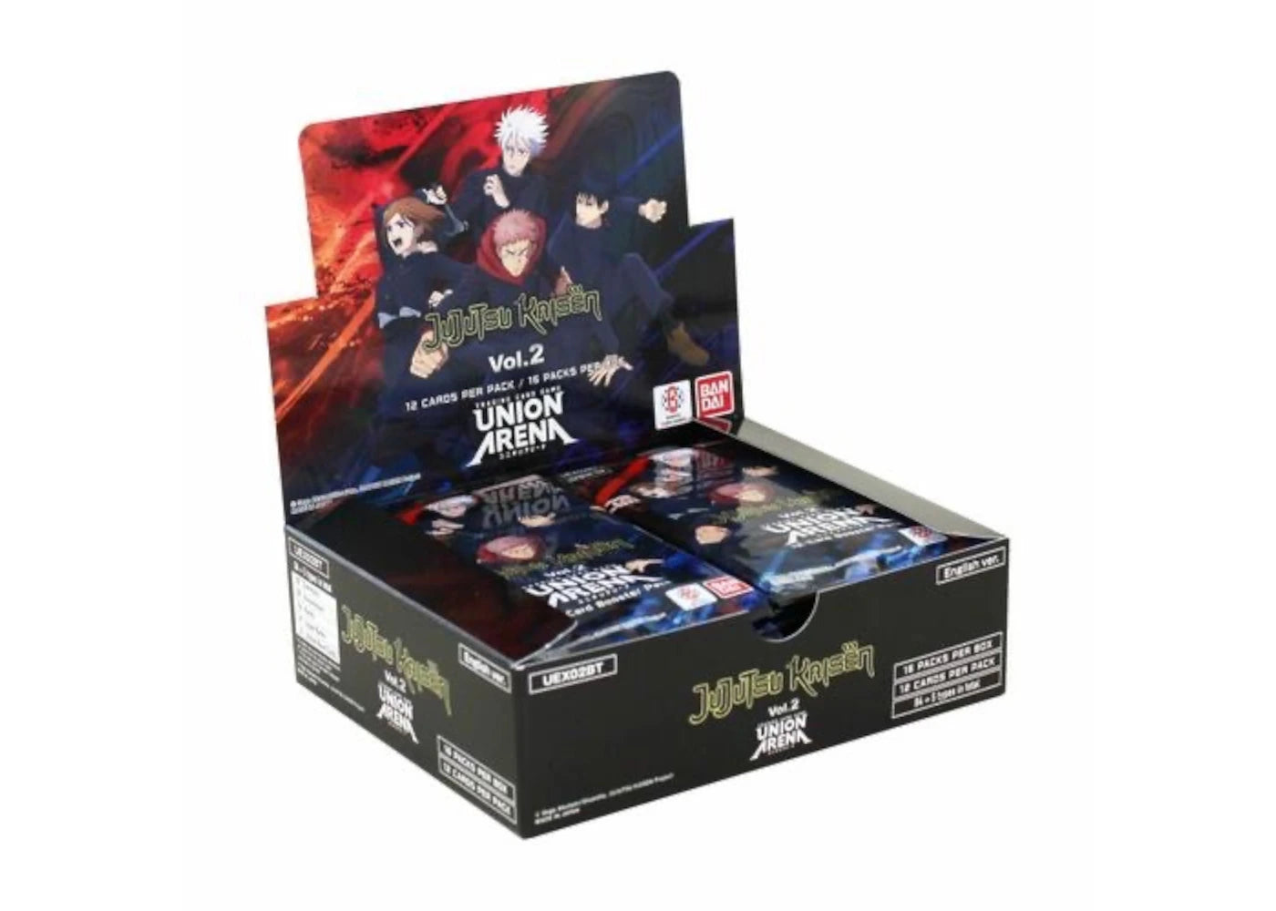 Bandai Union Arena TCG Jujutsu Kaisen Vol. 2 Booster Box