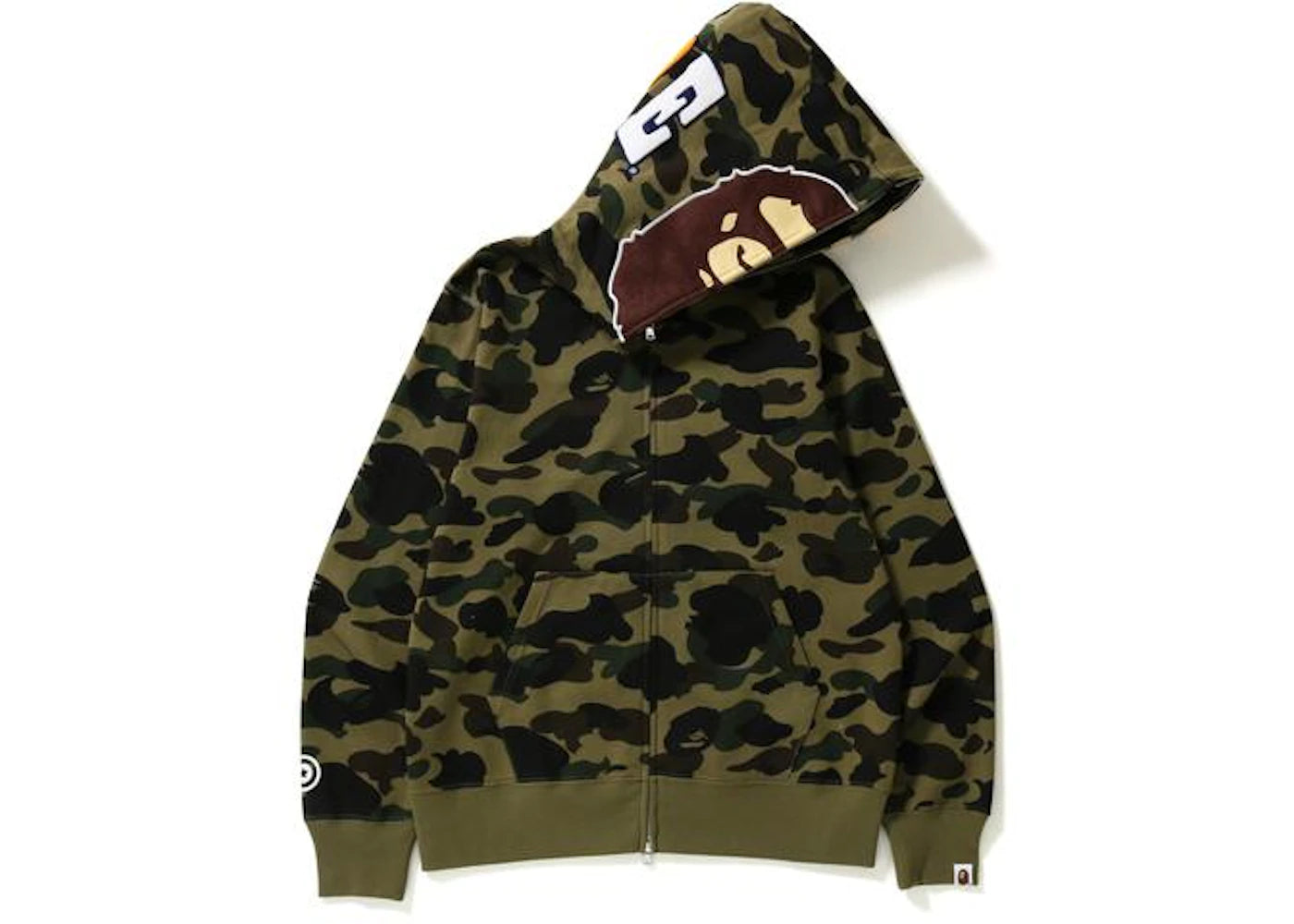 BAPE 1st Camo 2nd Ape  Hoodie Green