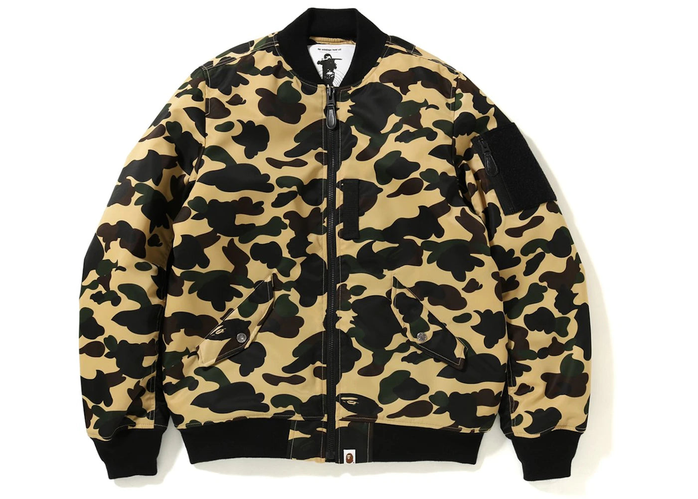 BAPE 1st Camo Light Bomber Jacket Yellow