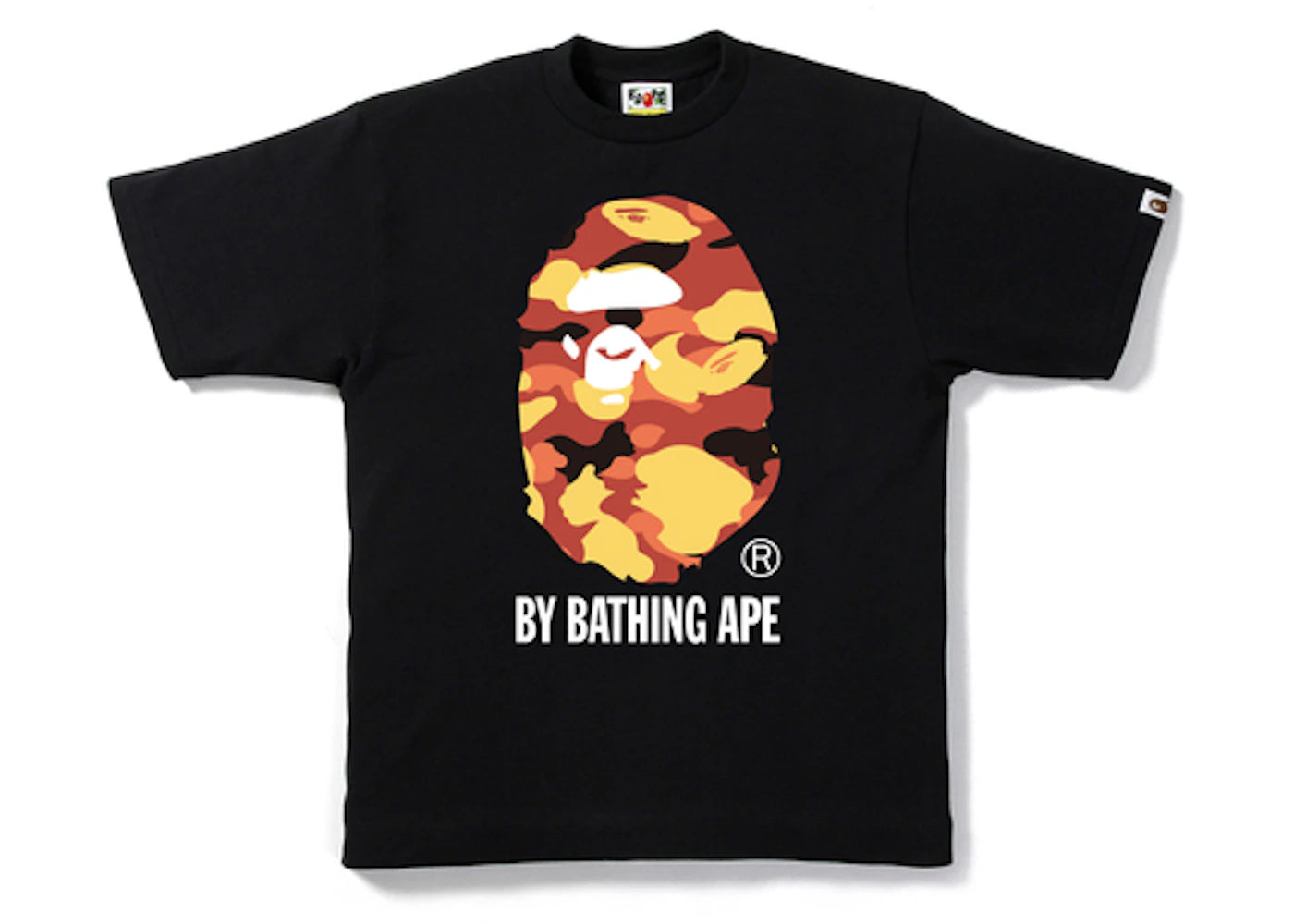 BAPE 1st Camo By Bathing Tee Black/Yellow