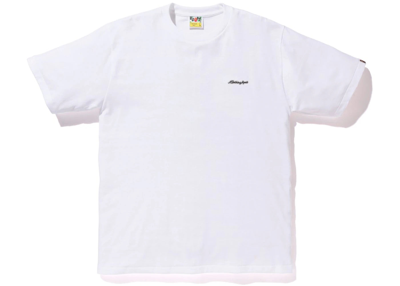 BAPE A Bathing Ape Patch Tee Tee White