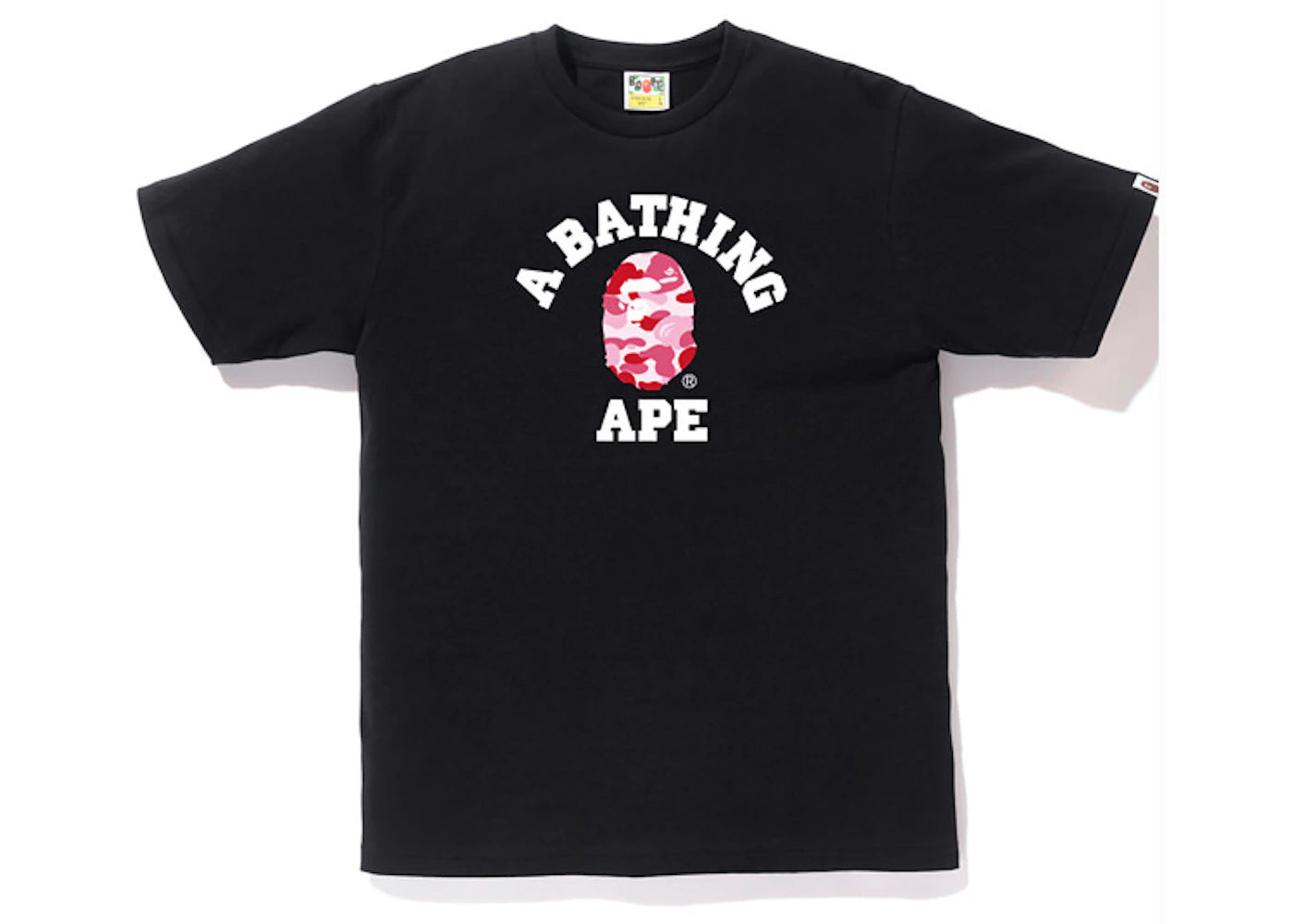 BAPE ABC College Tee Black/Pink