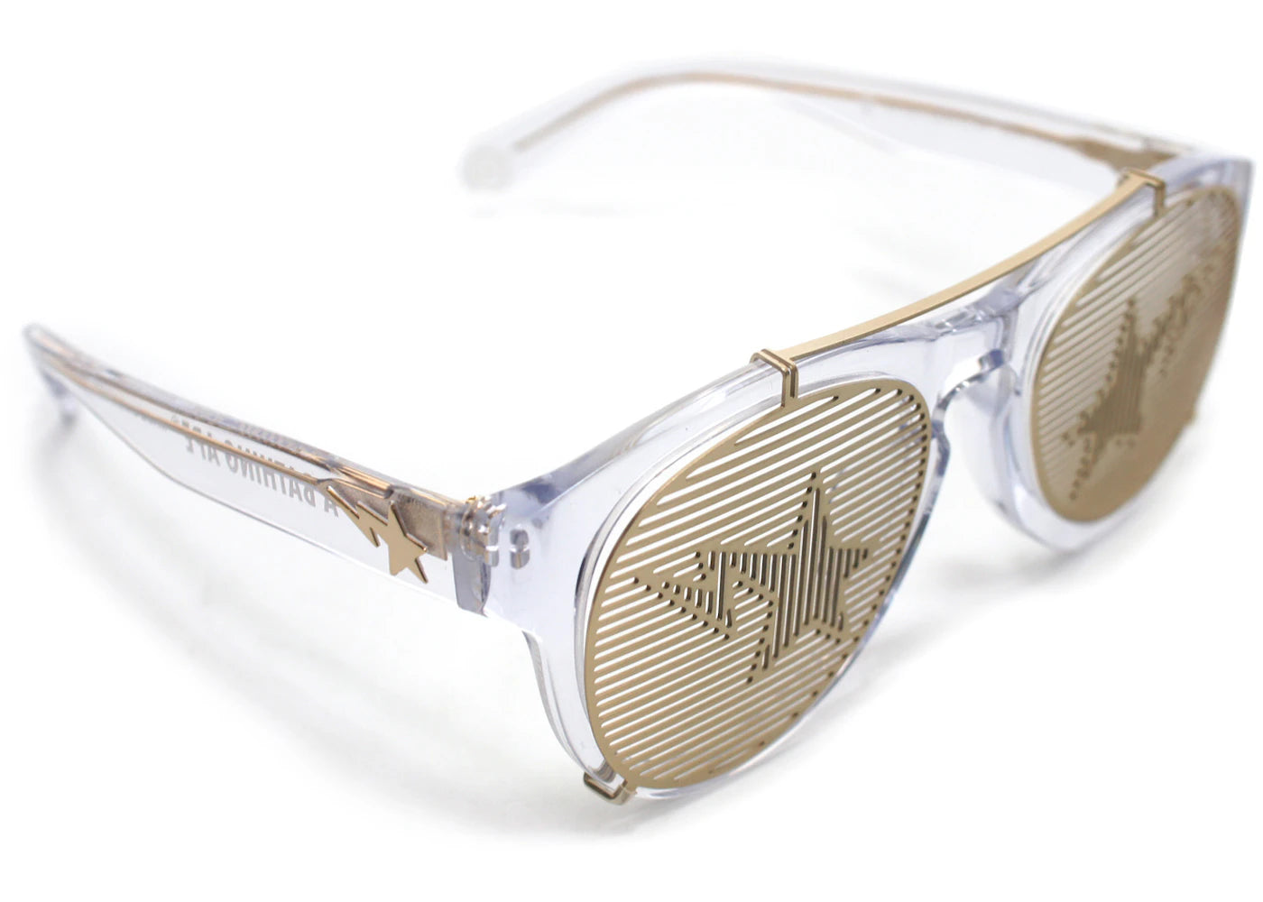 BAPE Convertible Blinds & Shades Bapesta Sunglasses Clear