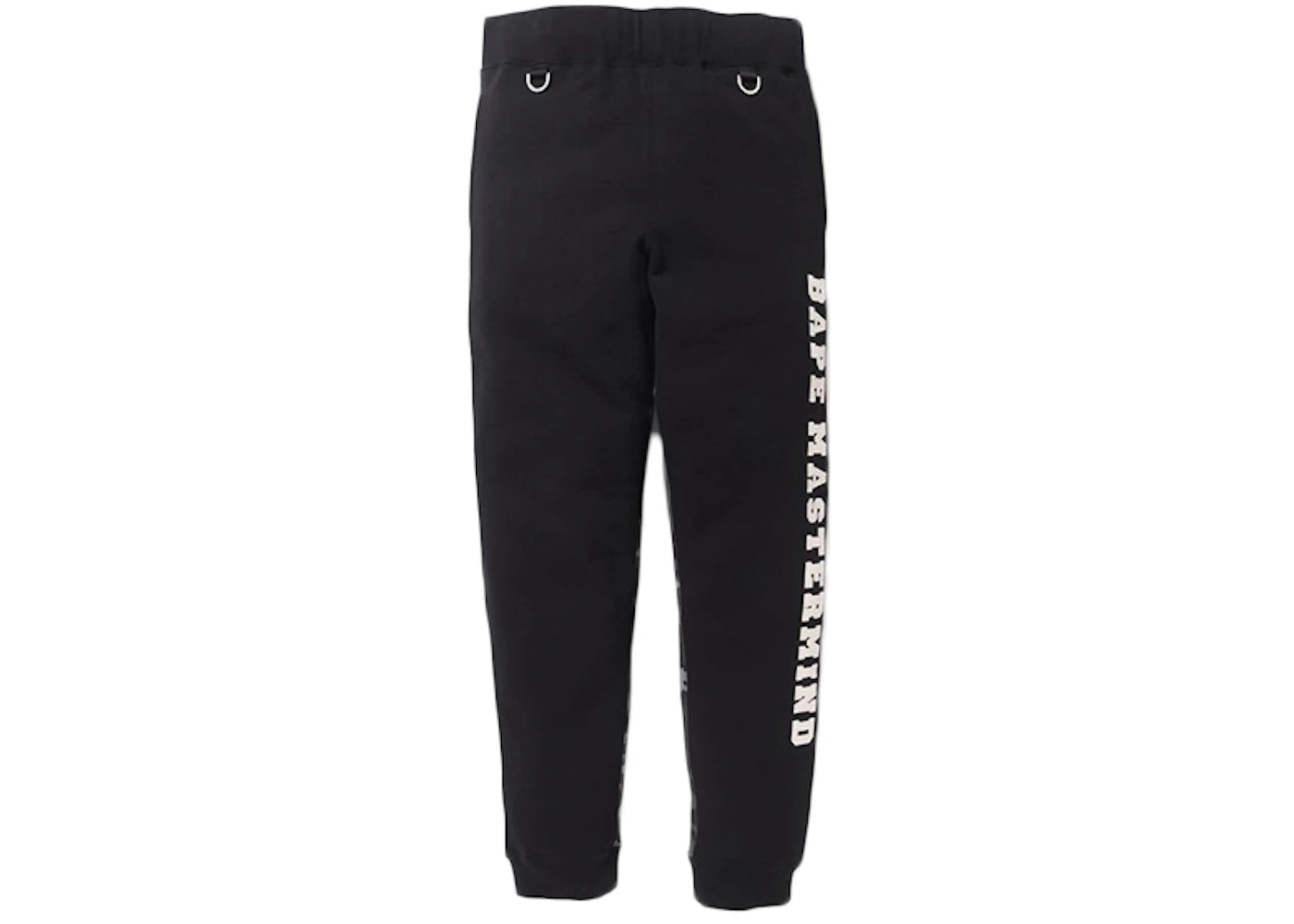 BAPE X Mastermind Japan Half Camo Skull Sweatpants Black