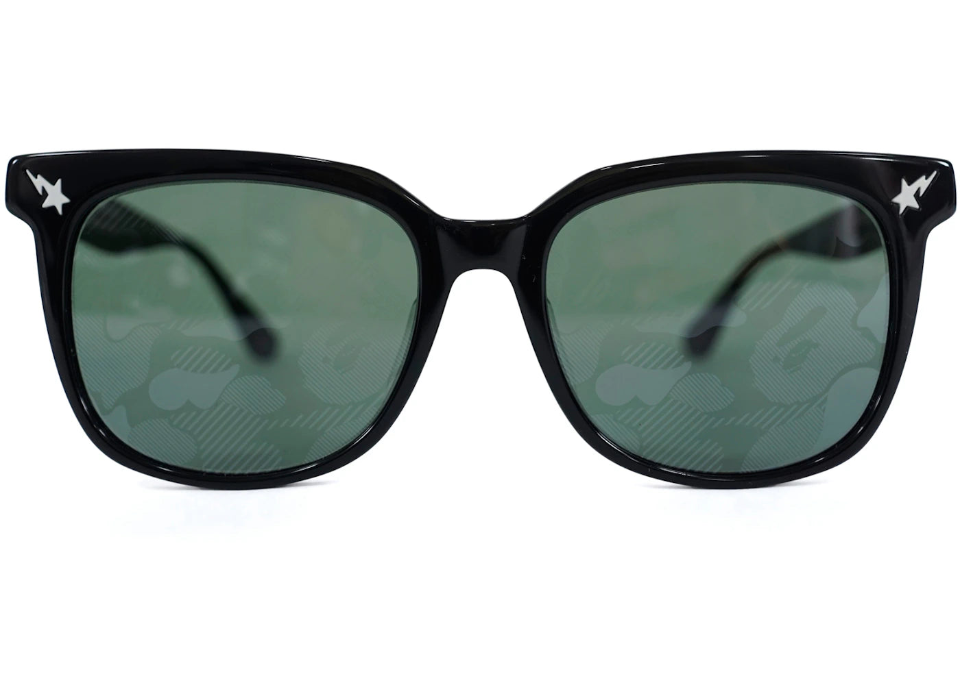 BAPE Jacquard Line ABC Camo Lenses City Camo Sunglasses Black