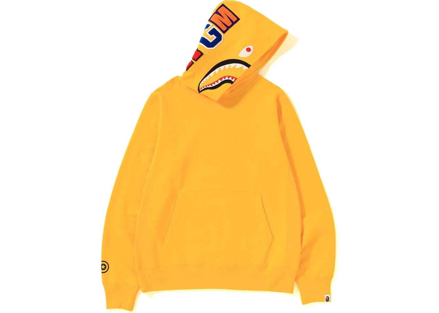 BAPE Shark Pullover Hoodie Yellow