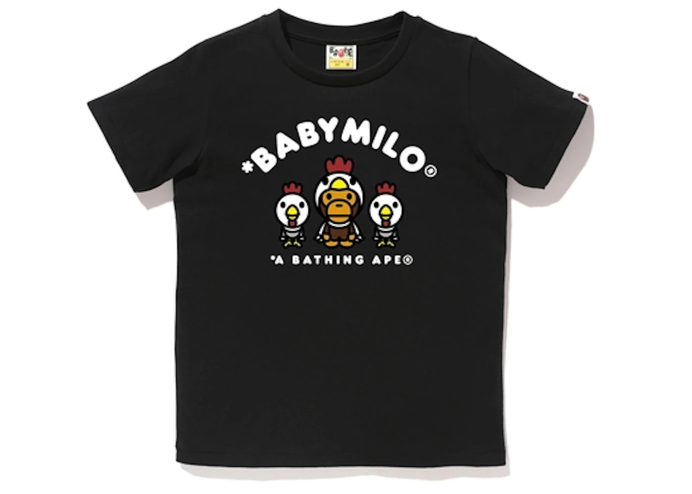 BAPE Year of Rooster Milo Tee (Ladies) Black