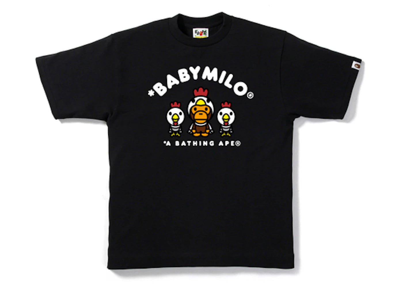 BAPE Year of Rooster Milo Tee Black