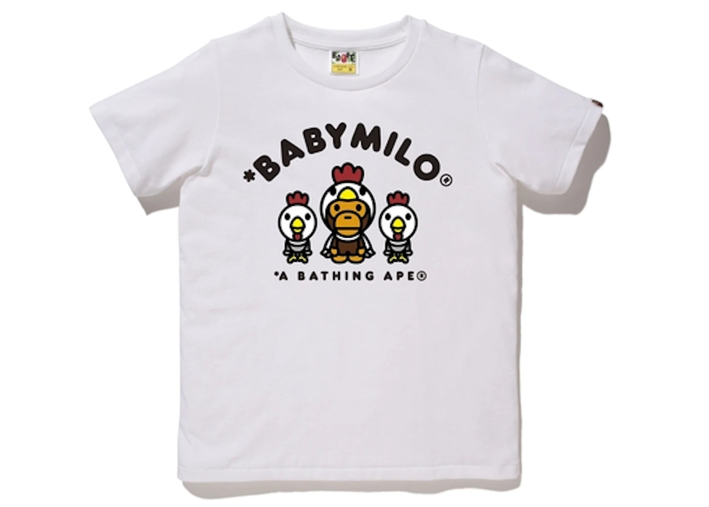 BAPE Year of Rooster Milo Tee (Ladies) White