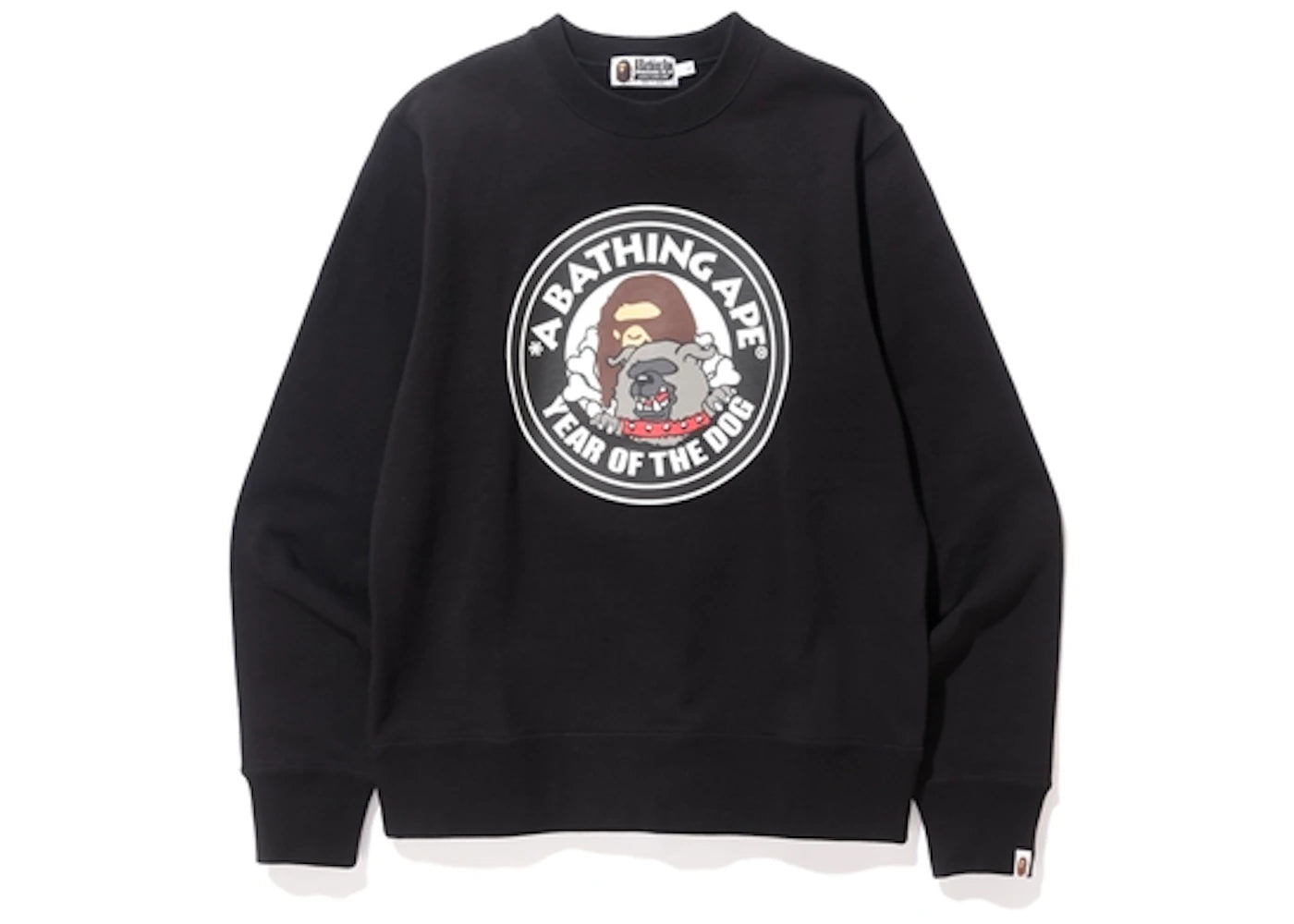 BAPE Year of the Dog BWS Crewneck Black