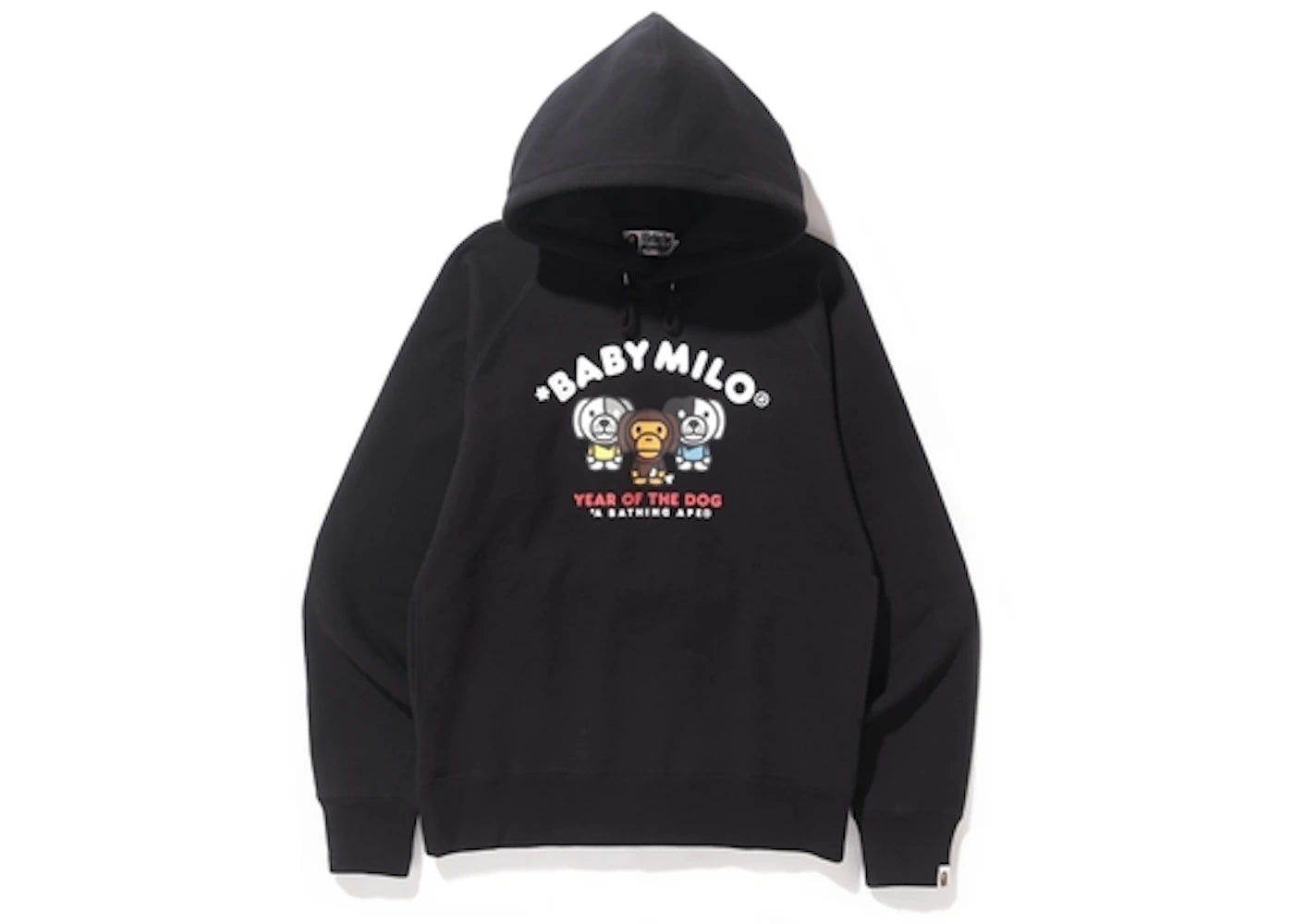 BAPE Year of the Dog Milo Pullover Hoodie Black