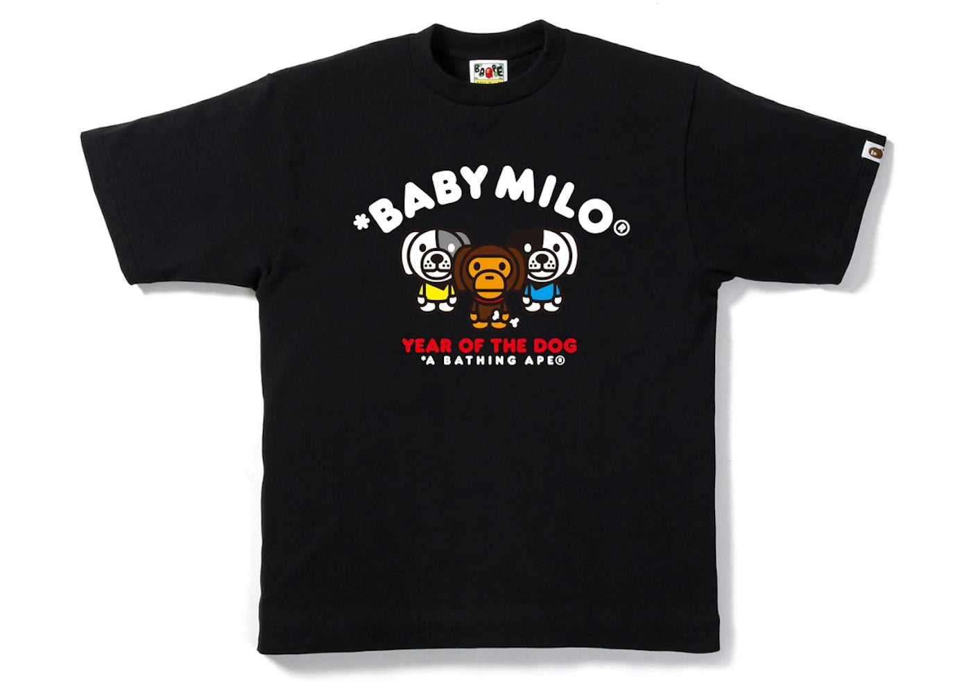 BAPE Year of the Dog Milo Tee Tee Black
