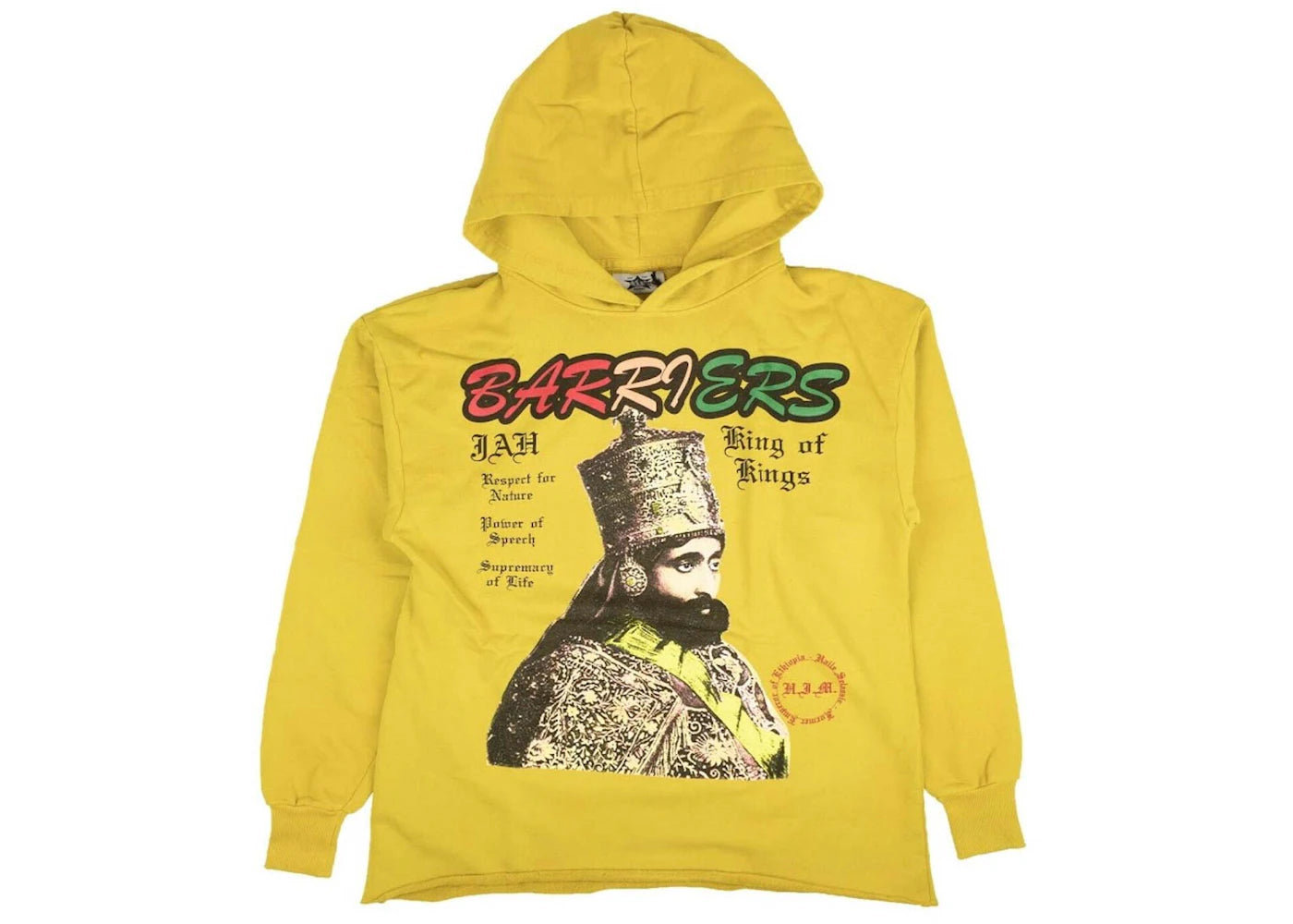 Barriers Selassie Hoodie Yellow