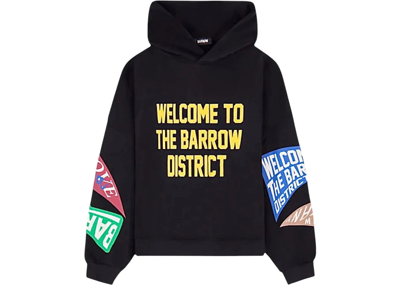 Barrow Logo Hoodie Black