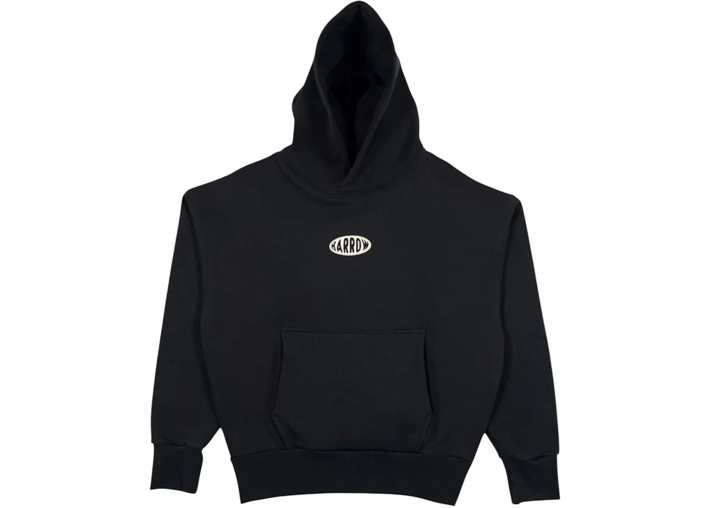 Barrow Logo Print Hoodie Black