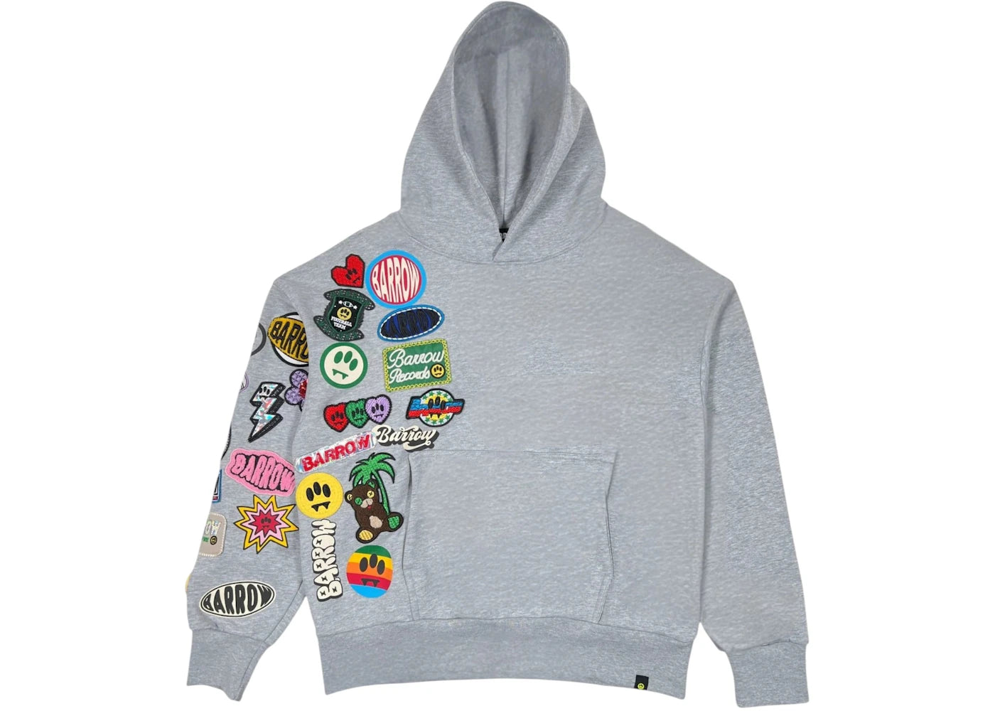 Barrow Patch Hoodie Grey