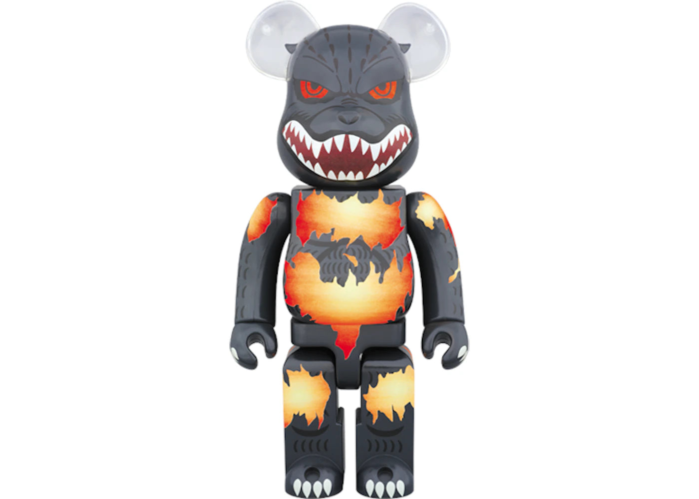 Bearbrick Godzilla (Death Goji Burning Ver.) 400% Black