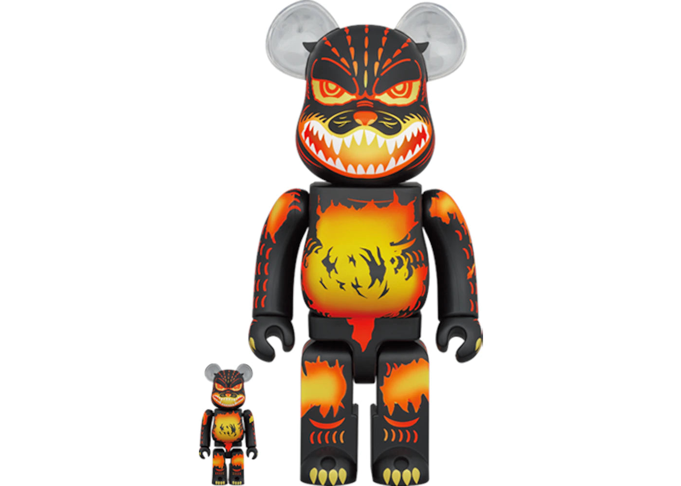 Bearbrick Godzilla VS Destoroyah version Godzilla (Meltdown Ver.) 100% & 400% Set