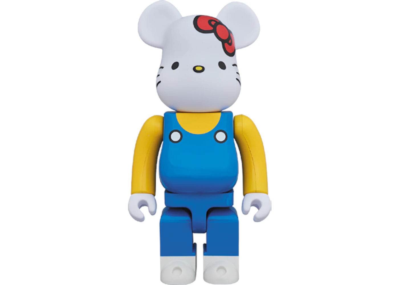 Bearbrick Hello Kitty (Blue Overall Ver.) 400% White