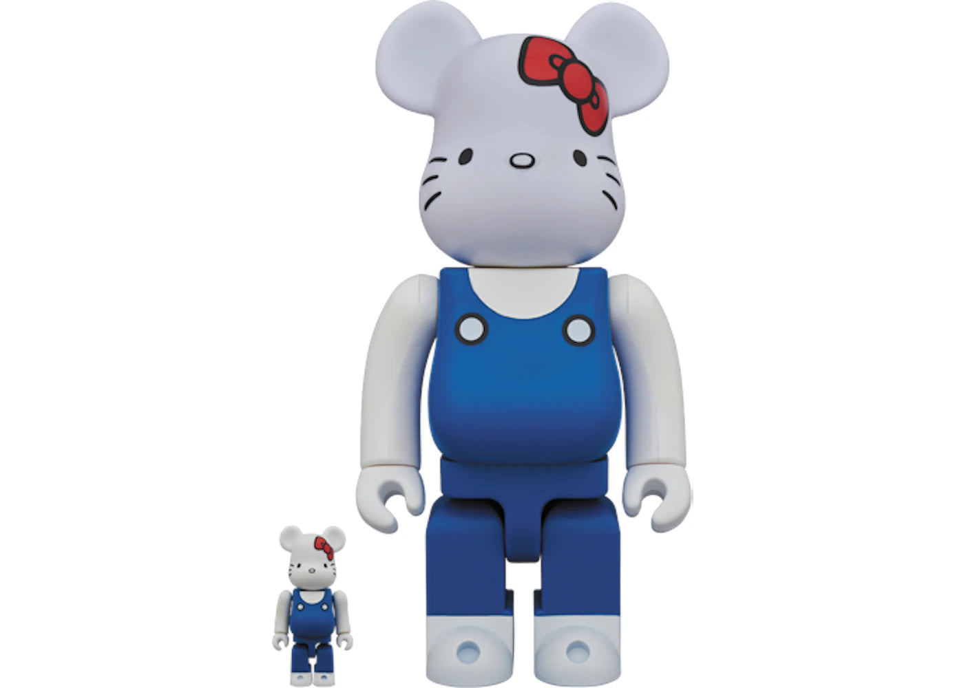 Bearbrick Hello Kitty Generation 70's 100% & 400% Set White