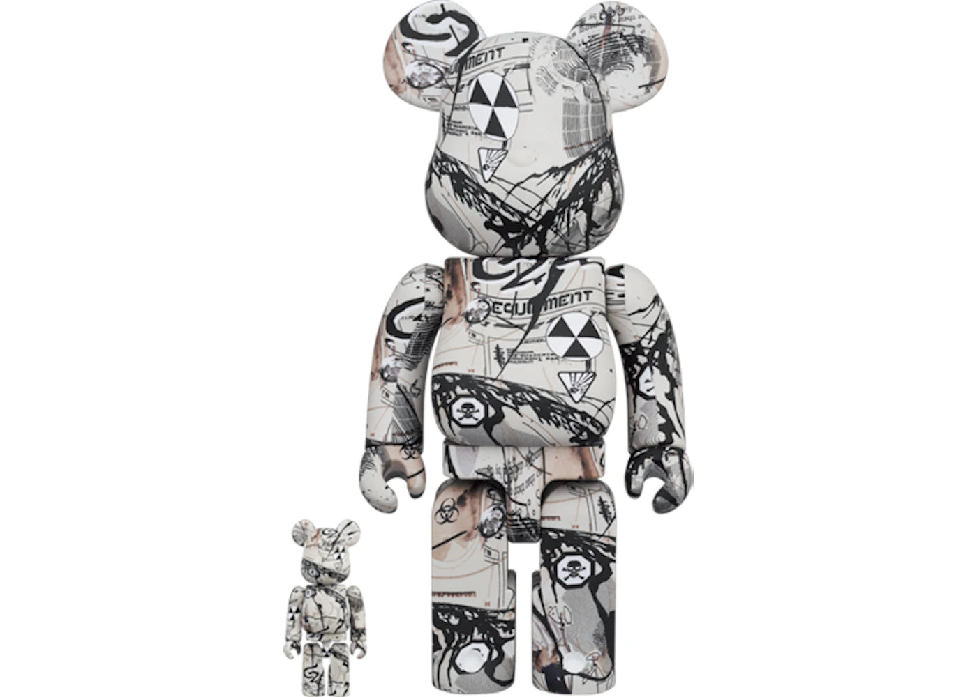 Bearbrick Hiroki Tsukuda 100% & 400% Set