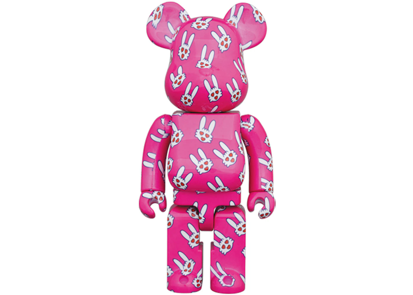 Bearbrick Hitohata Rabbit (Kiyoshiro Imawano 50th Celebration) 1000% Pink