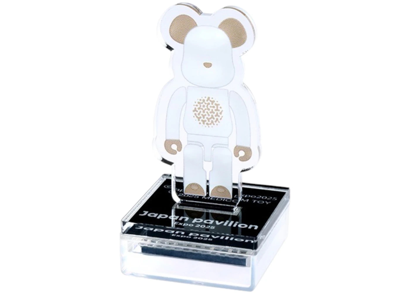 Bearbrick Japan Pavillion Oaska Kansai Expo Goods Acylic Stand Stamp