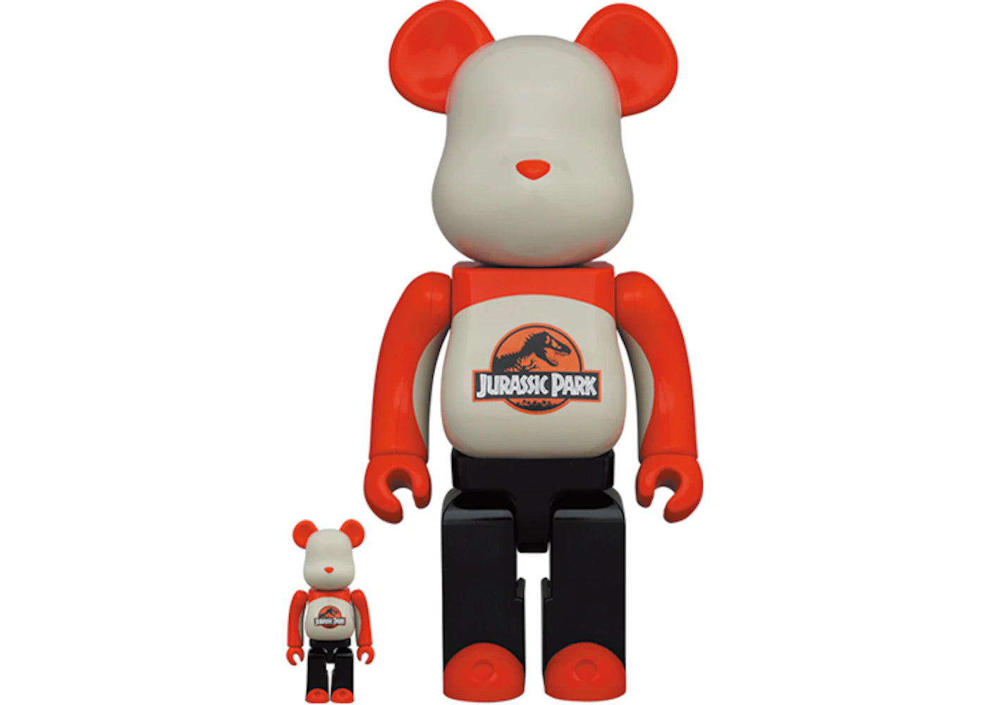 Bearbrick Jurassic Park 100% & 400% Set