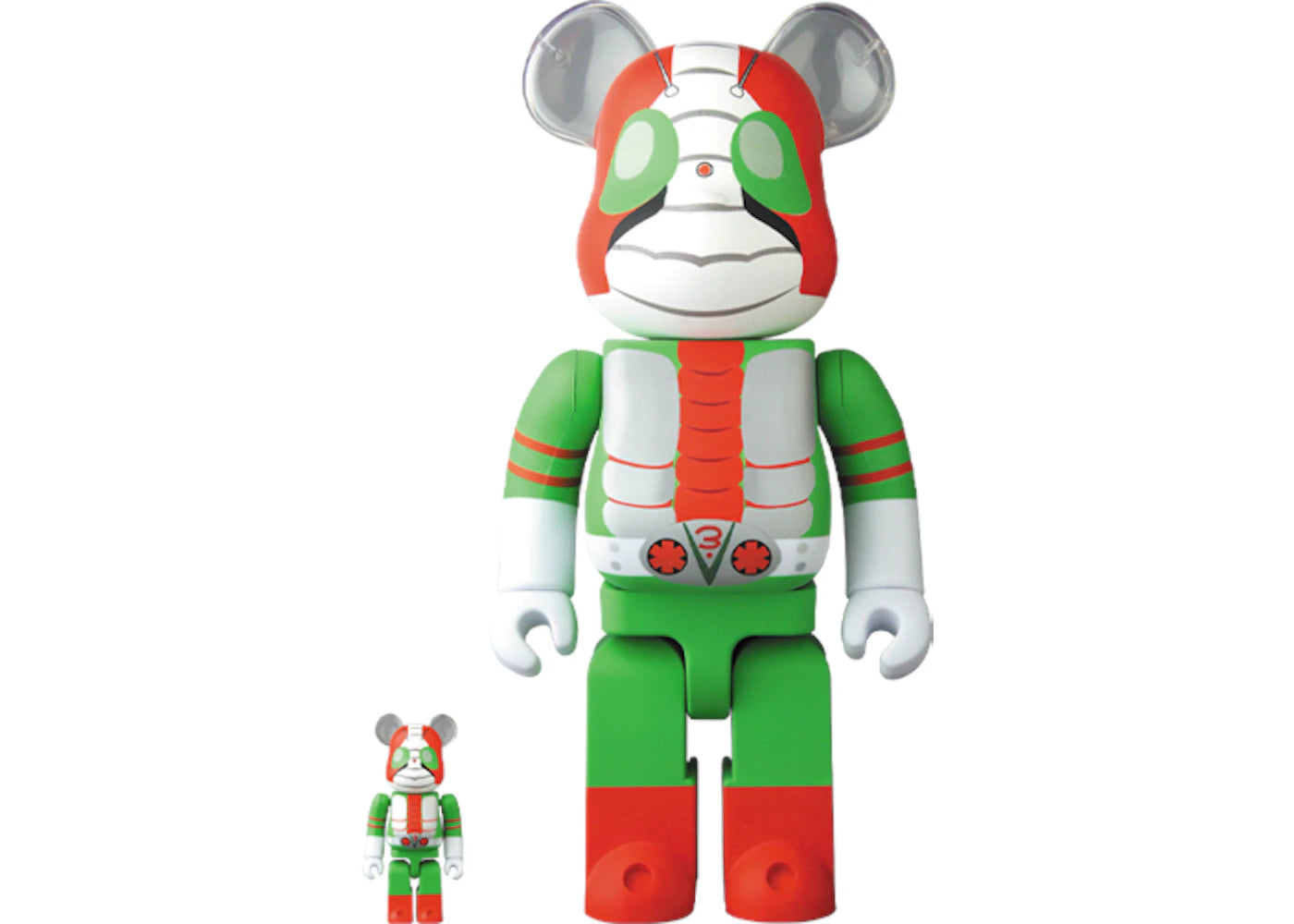 Bearbrick Kamen Rider V3 100% & 400%