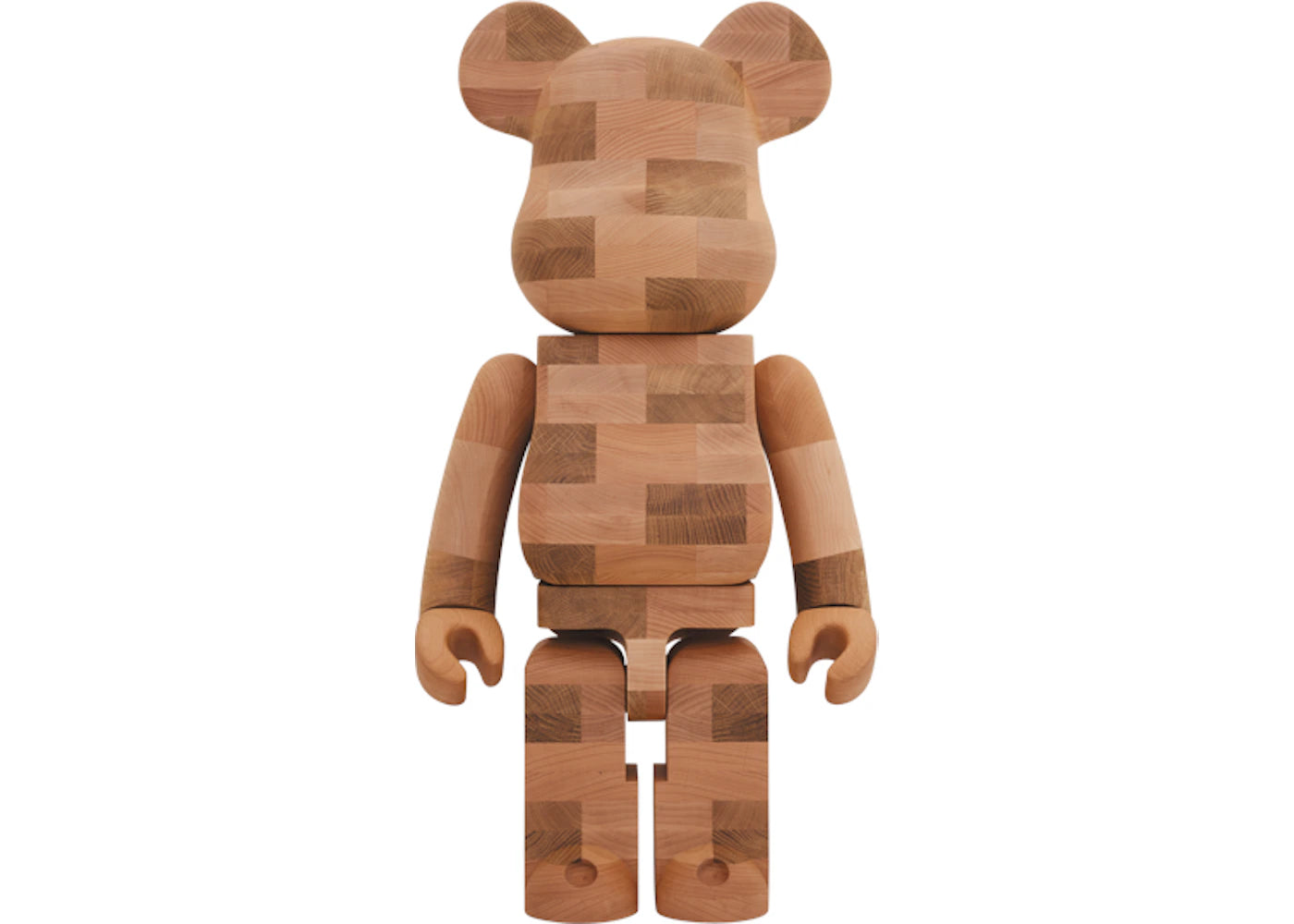 Bearbrick Karimoku Brick Style Tiles 1000% Wood