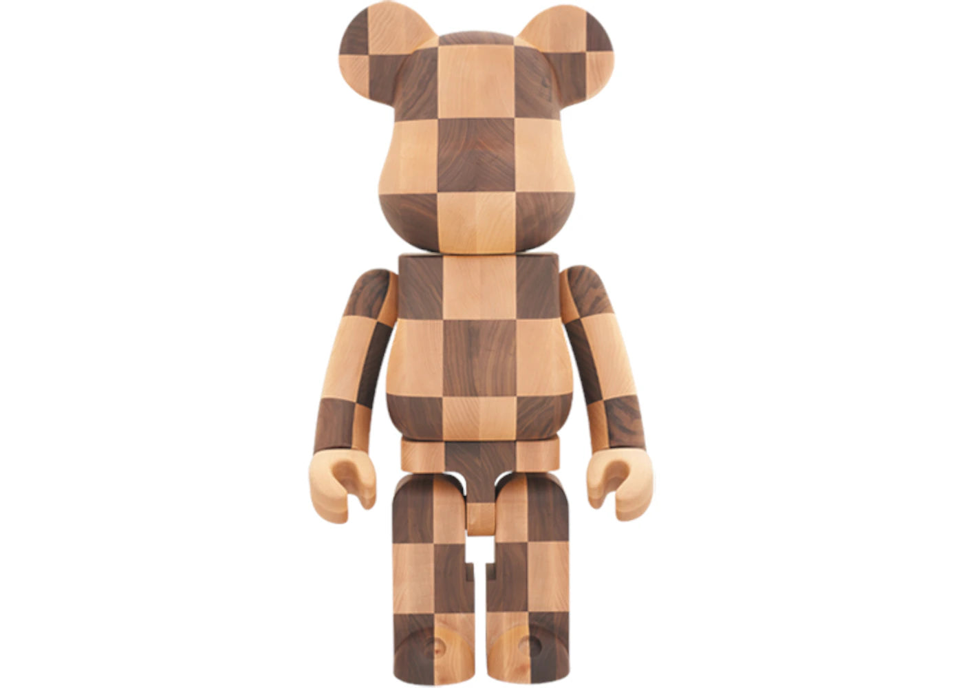 Bearbrick Karimoku Chess 1000% Wood