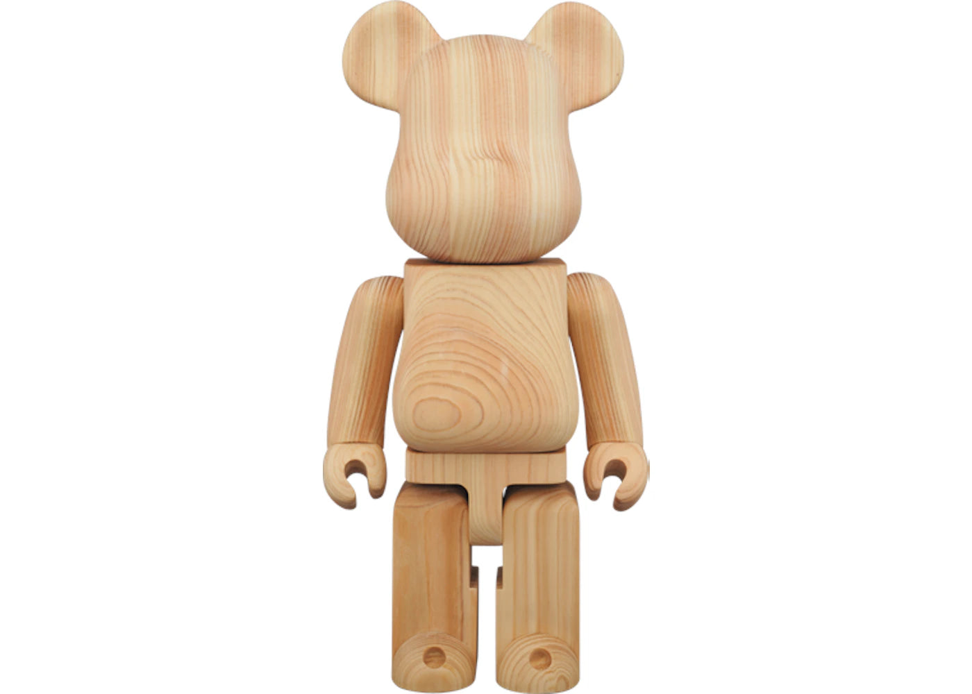 Bearbrick Karimoku Hinoki Cypress 400% Wood