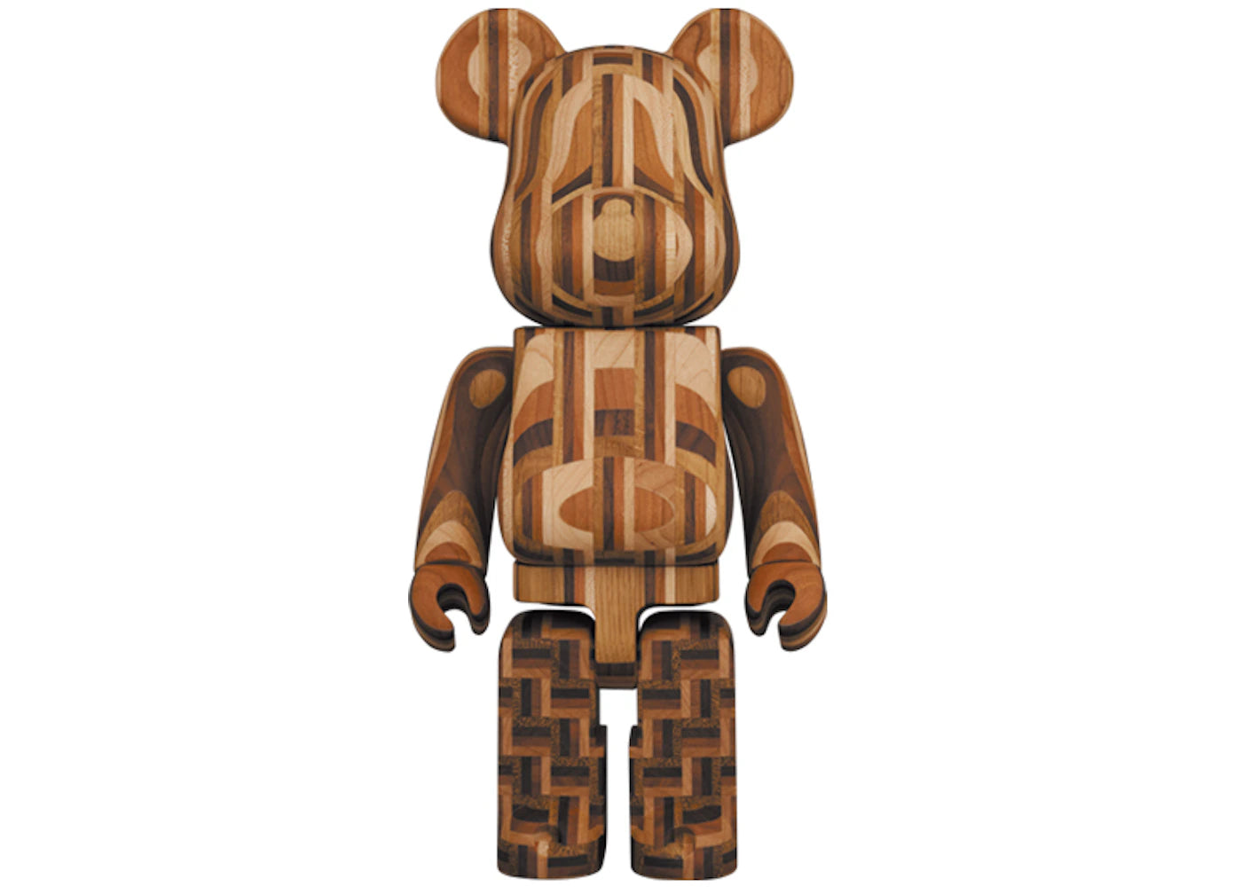 Bearbrick Karimoku Yosegi (Parquet) 2nd 400%