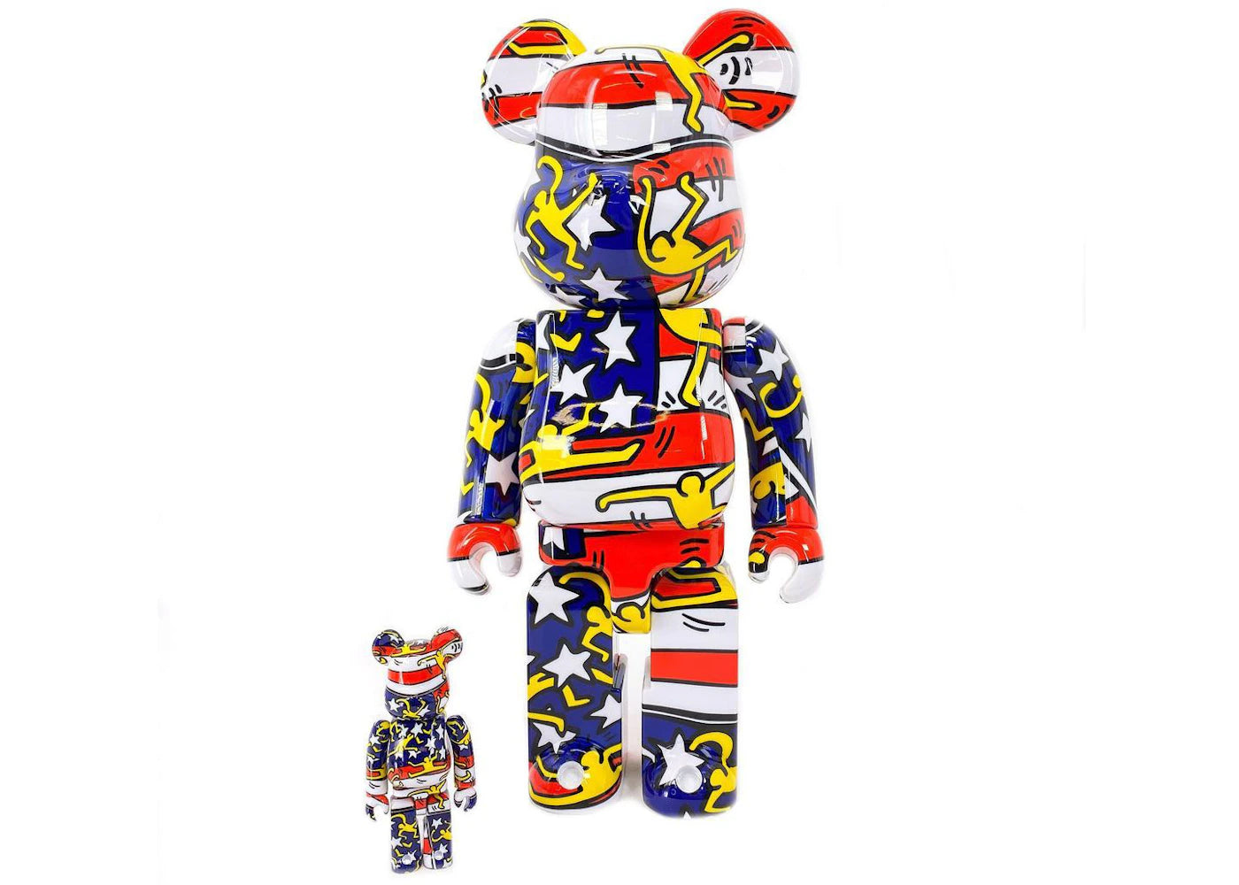 Bearbrick Keith Haring DesignerCon 100% & 400% Set